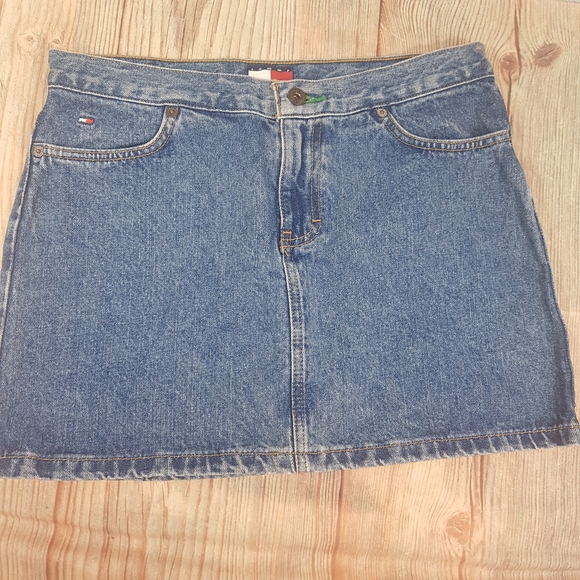 Tommy Hilfiger Skirts Tommy Jeans Vintage Lola 9s Style Mini Denim Skirt Poshmark